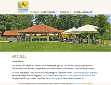 Tablet Screenshot of kletterwald-pottenstein.de